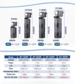 SunSun JP-024F Submersible Internal Filtration Pump - Image 3