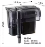 Dophin H-500 Power Filter for Aquarium - Image 2